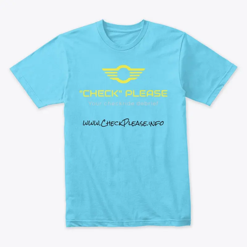 Check Please Tee White