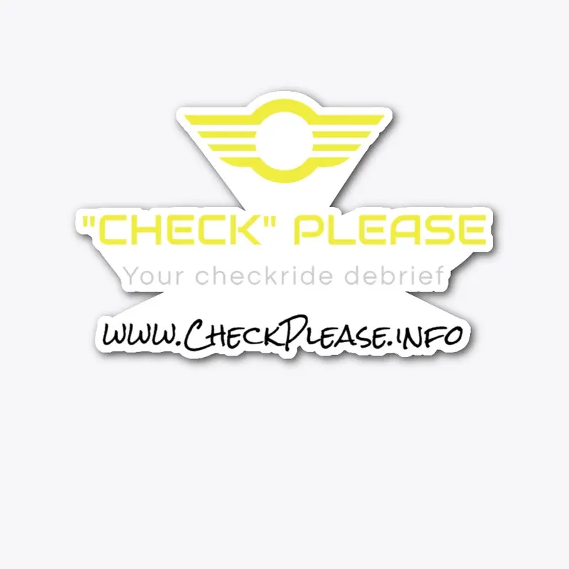 Check Please Tee White