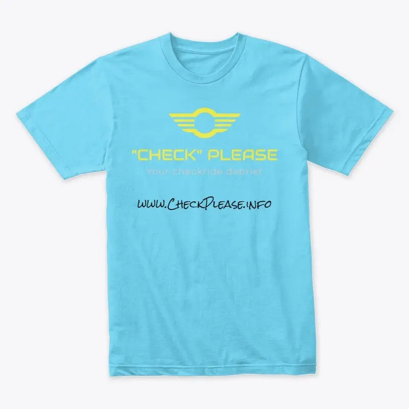 Check Please Tee White